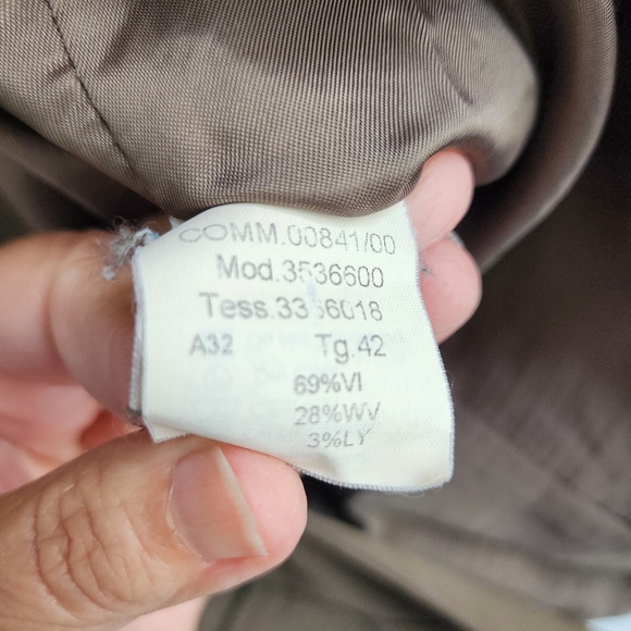 Seventy MILITARY Cargo Inspired Ladies Brown Jacket Sz Small - Picture 8 of 8